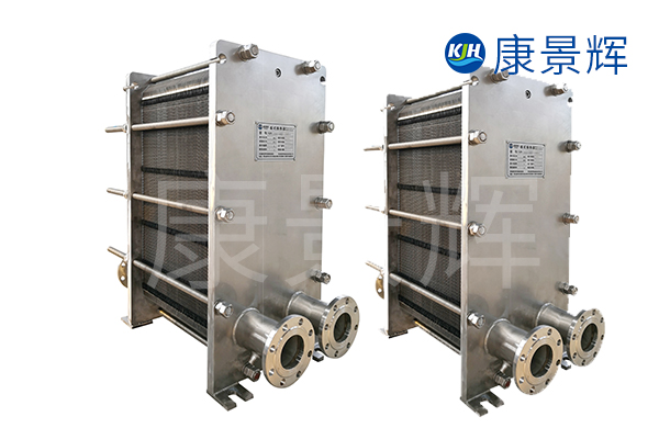 2臺316L不銹鋼板式換熱器準備發貨